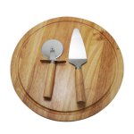 Kit pizza 2 peças, acompanha tábua.