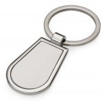 Chaveiro de metal, formato GOTA.