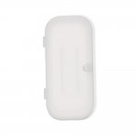 Estojo de plástico, transparente com espuma proterora removivel. 