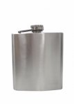 Porta whisky de Inox, capacidade para 6OZ.