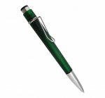 Caneta de plástico.