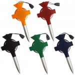 Caneta Plástica + Fita Métrica de Metro 1.5m. Diversas Cores.