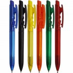 CANETA DE PLÁSTICO, EM DIVERSAS CORES.