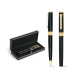 Conjunto de Roller e Esferográfica em metal