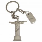 Chaveiro Cristo Redentor e Bandeira do Brasil