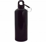 Squeeze de alumínio com mosquetão, capacidade para 500ml.