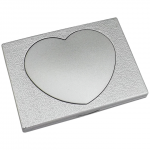 Espelho de bolso duplo, material em plástico resistente.