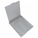 Espelho de bolso, material em plástico resistente.