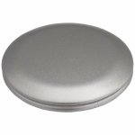 Espelho de bolso duplo, material em plástico resistente.