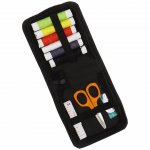 Kit costura, estojo de papelão com tnt.